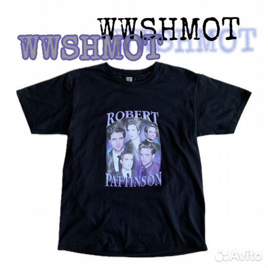 Футболка Сумерки Роберт Паттинсон vintage type