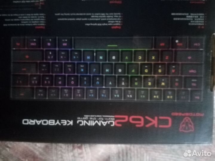 Игровая клавиатура motospeed CK62