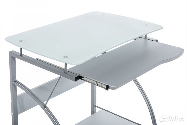 Компьютерный стол Glen Белый-серый