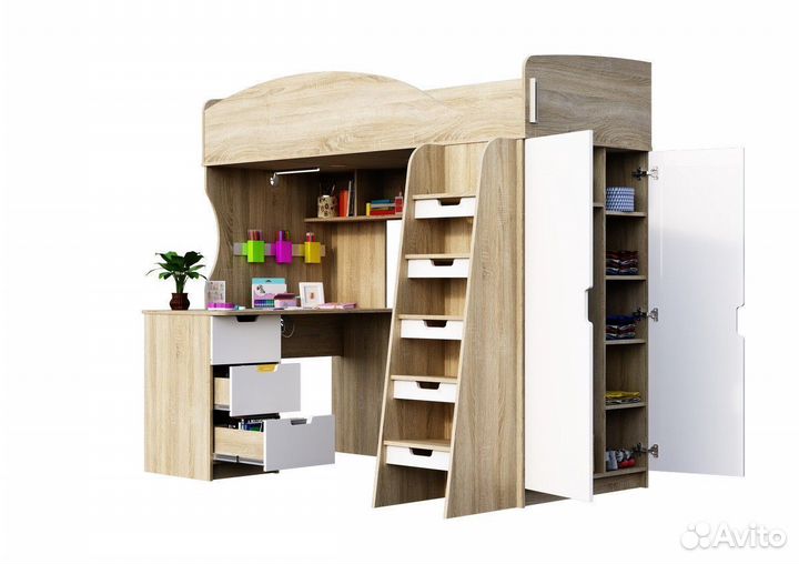 Детская Кровать-чердак сэнди