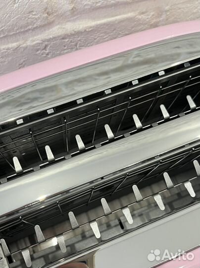 Тостер Smeg TSF02pkeu, розовый