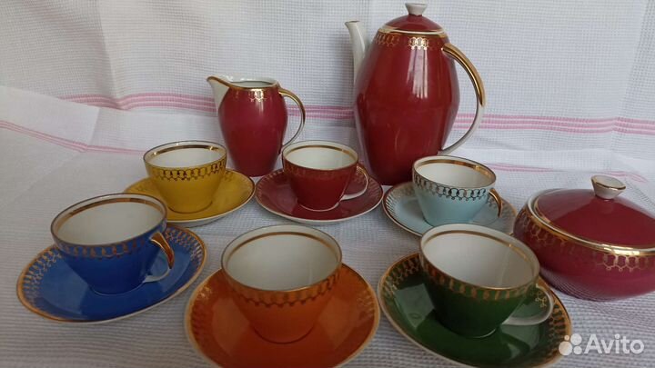 Кофейный сервиз Польша и сервиз СССР