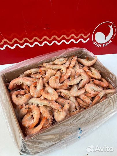 Королевские креветки 40/60 в/м