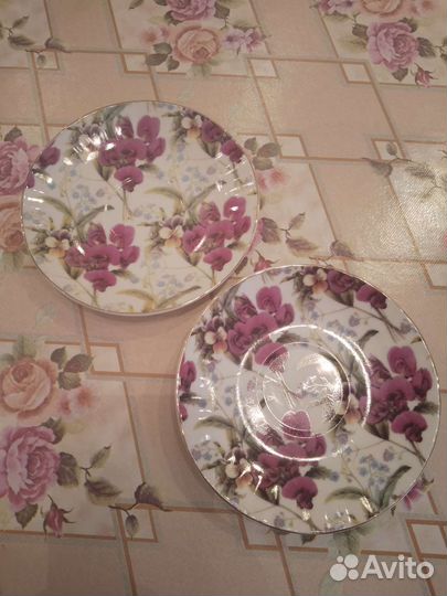 Чайная пара фарфор. Новая