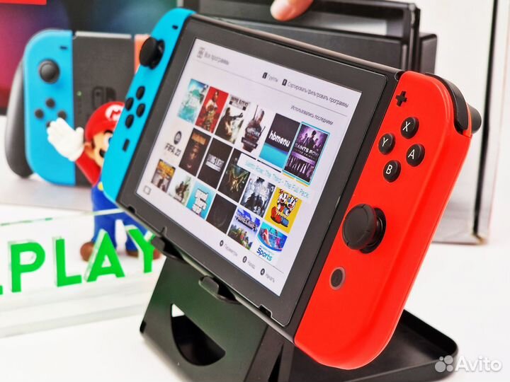 Nintendo Switch + Atmosphere + любые игры 256 Gb