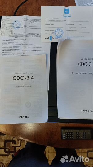 CD changer Integra CDC-3.4 на 6 дисков