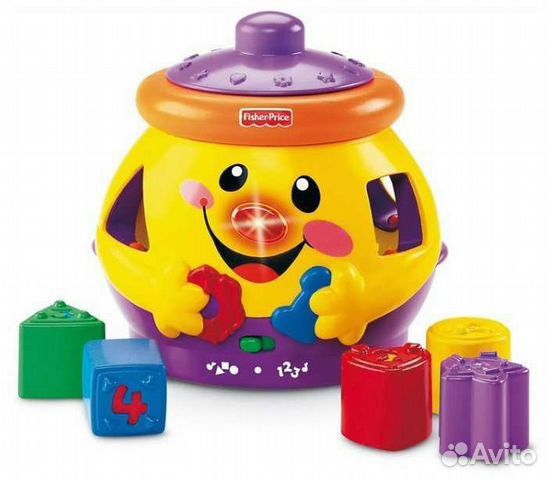 Развивающий горшочек Сортер Fisher Price