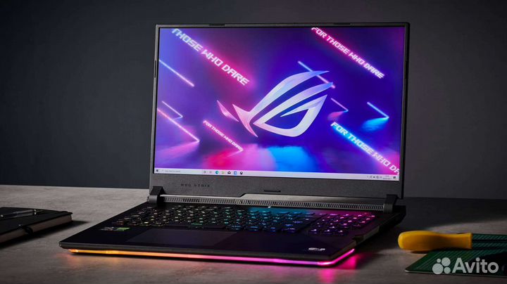 Мощный игровой ноутбук с подсветкой клавиатуры