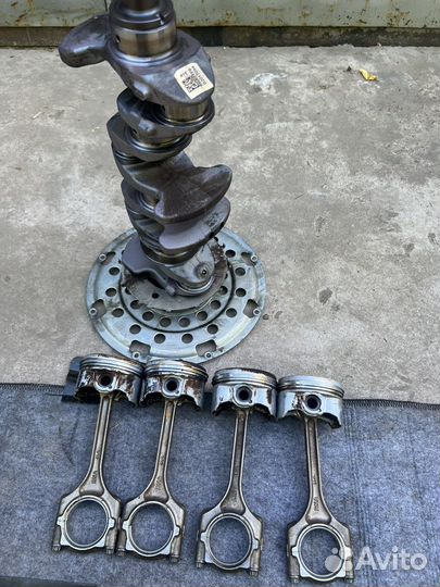 Honda civic 4d коленвал+шатун поршень
