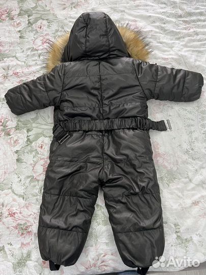Комбинезон зимний для девочки 80-86