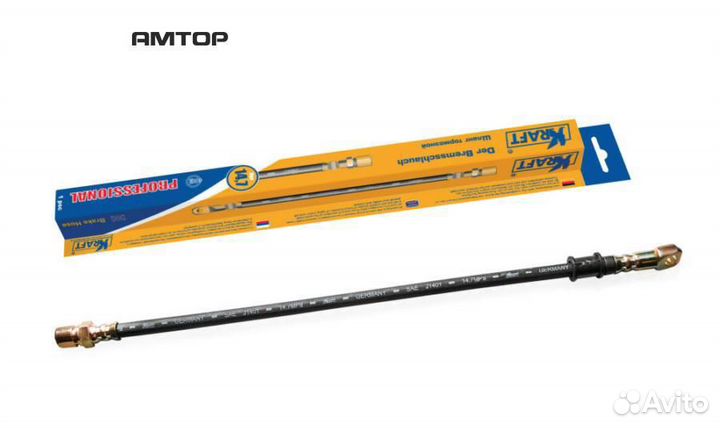 Kraft KT 003073 Шланг тормозной 2121 перед коротки