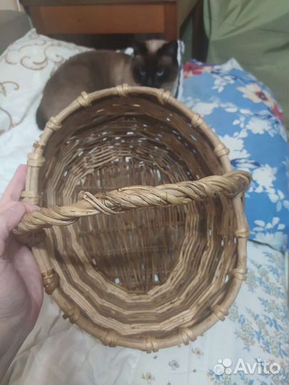 Корзина плетеная маленькая