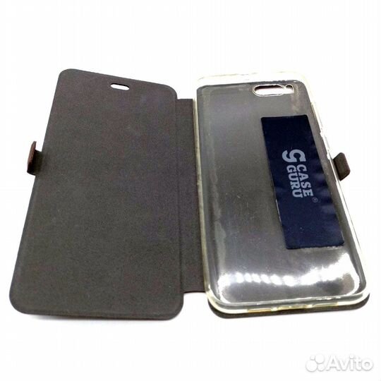 Чехол для Xiaomi Mi6 книжка (светло-коричневый)