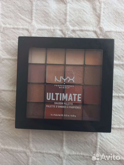 Палетка теней NYX 16 теплых оттенков