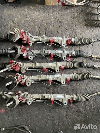 Renault logan 1 рулевая рейка с г/у руля