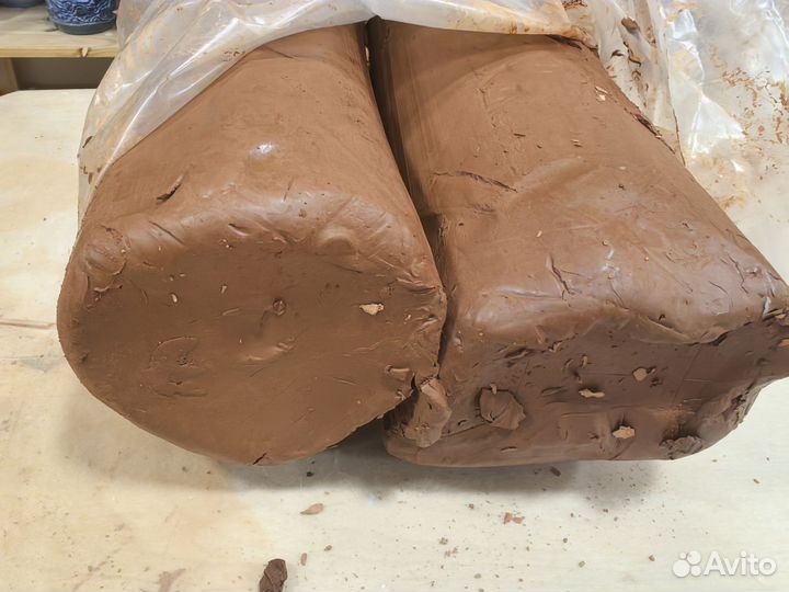 Красная глина для творчества