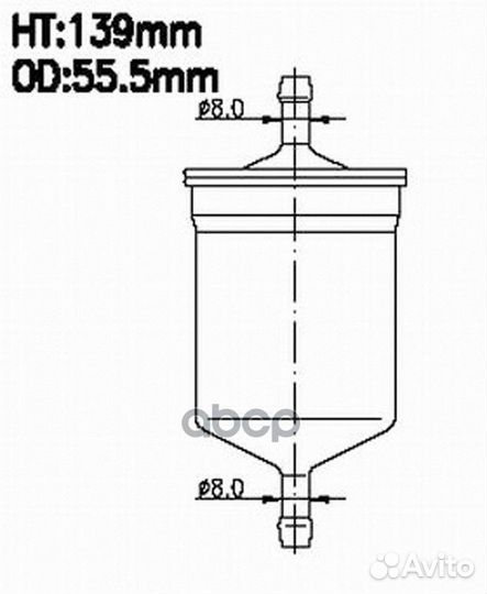 Фильтр топливный FSP22022 FSP22022 azumi