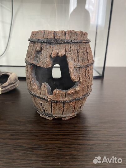 Фильтр для аквариума + декор