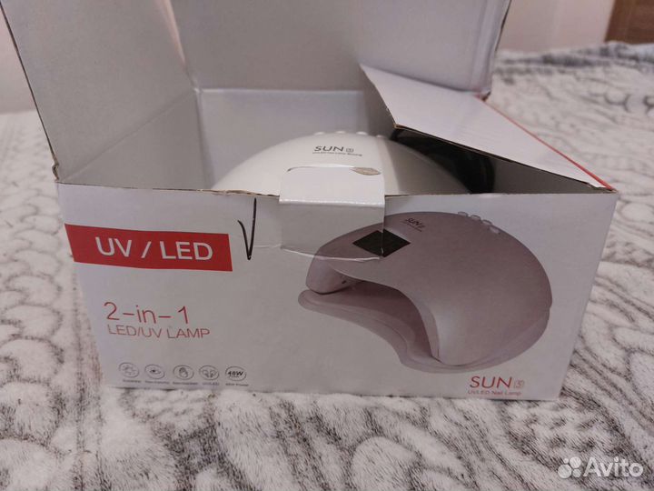 Лампа UV/LED 48W SUN5 FD-93 белая