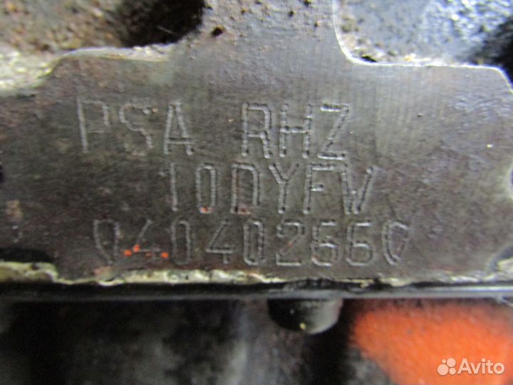 Двигатель 10dyfm Пежо 406 2001г 2л 80кВт дизель