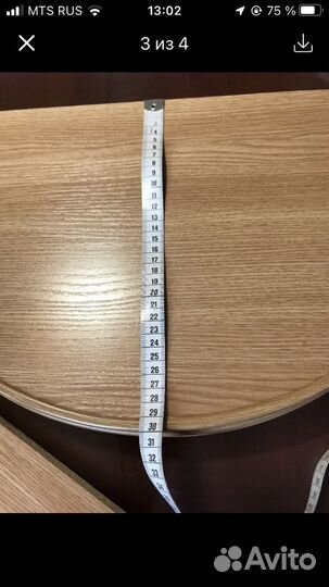 Полка настенная светлый дуб