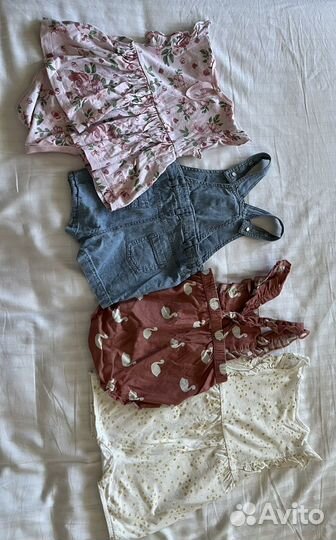 На доставке Летние фирменные вещи для девочки 80