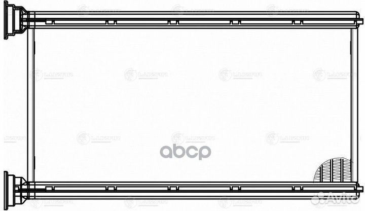 LRH 2212 luzar Радиатор отоп. Subaru Forester S12