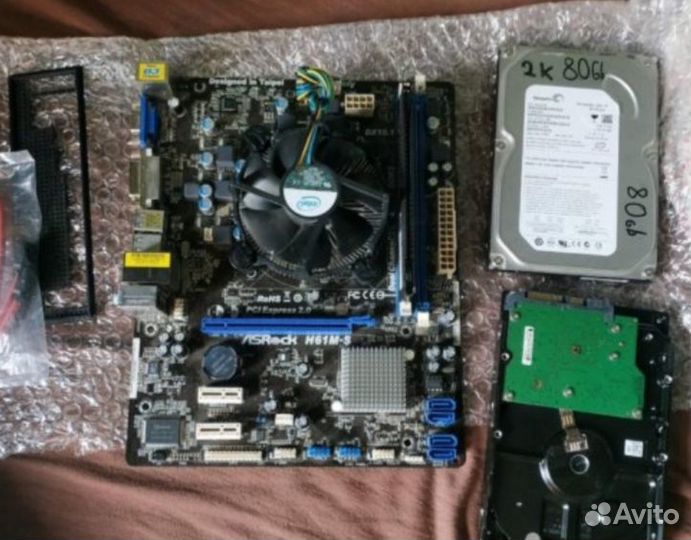 Материнская плата 1155 комплект