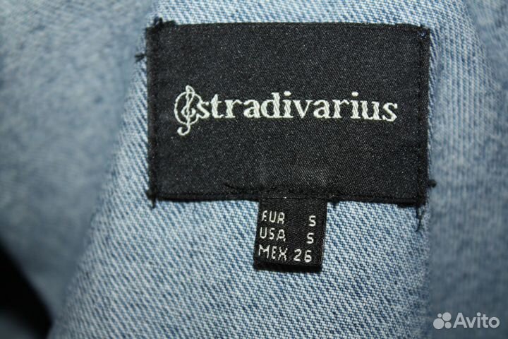 Джинсовка оверсайз Stradivarius S