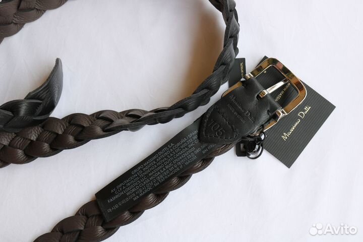 Ремень кoжаный 105см.Mаssimo Dutti Испания