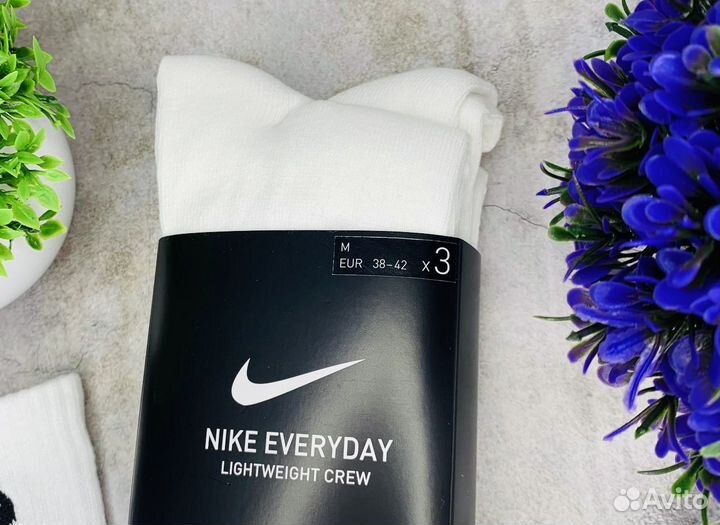 Носки Nike Everyday белые оригинал