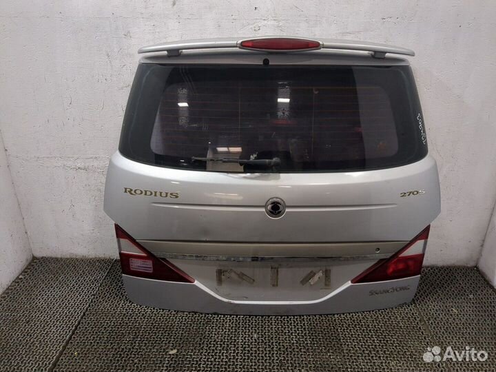 Подсветка номера SsangYong Rodius, 2005