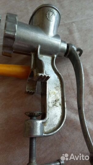 Мясорубка ручная СССР чугунная