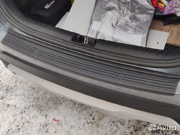 Накладка на задний бампер Kia Rio Хэтчбек 5 дв