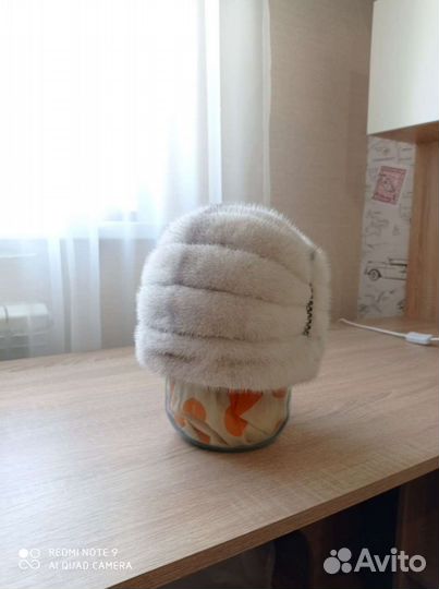 Шапка норковая женская бу