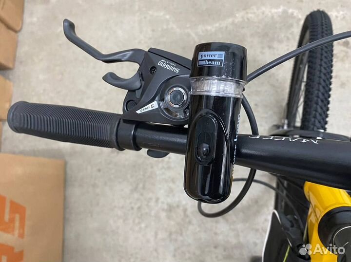 Велосипед складной новый желтый