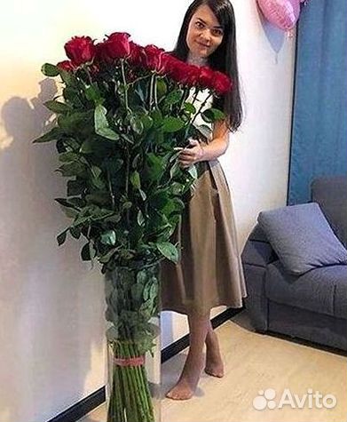 Высокие Розы Гиганты Доставка Круглосуточно