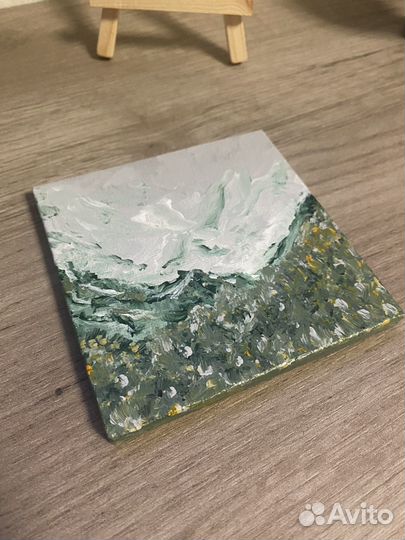 Комплект мини-картин на мольберте 10х10 см