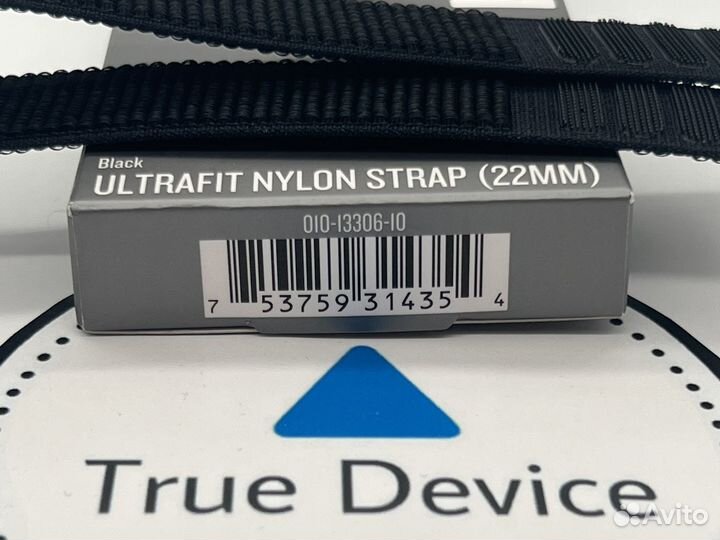 Ремешок Garmin Ultrafit Nylon 22mm Black