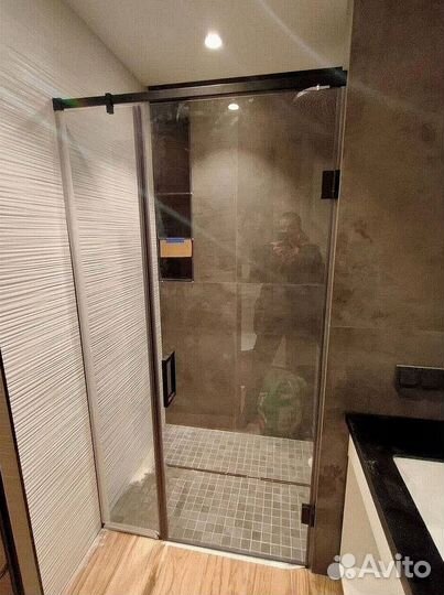 Душевая кабина из закаленного стекла