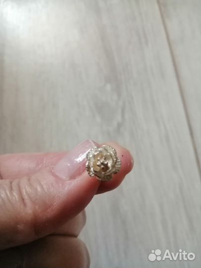 Серьги гвоздики серебро 925