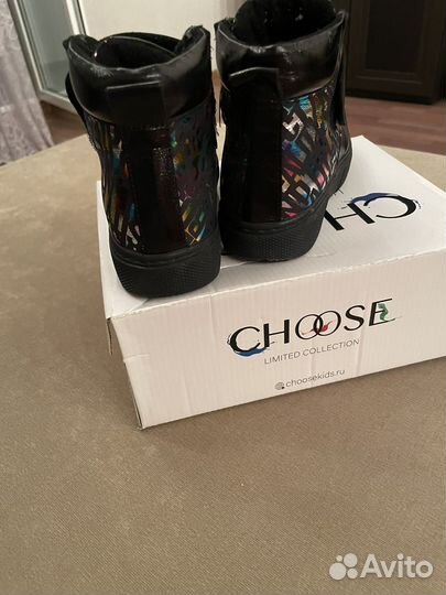 Демисезонные ботинки для девочки, р.28 (Choose)