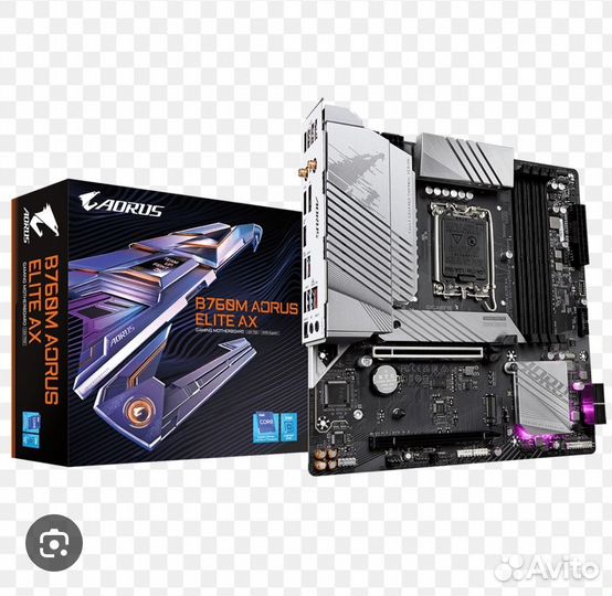 Маткринская плата Gigabyte B760M aorus elite AX