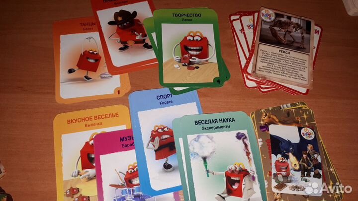 Карточки карты игровые коллекция