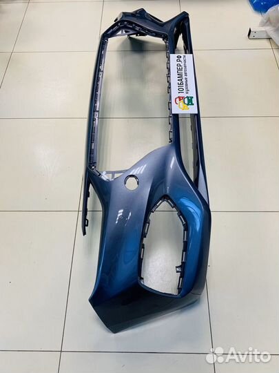 Бампер передний на Hyundai Solaris 2 17-20г серый