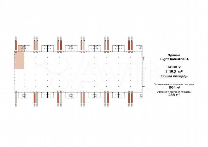 Склад в продажу, 1152 м²