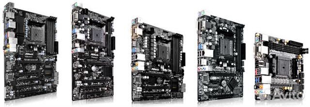 Мат платы AMD FM2+, AM4 и Intel 1151v2