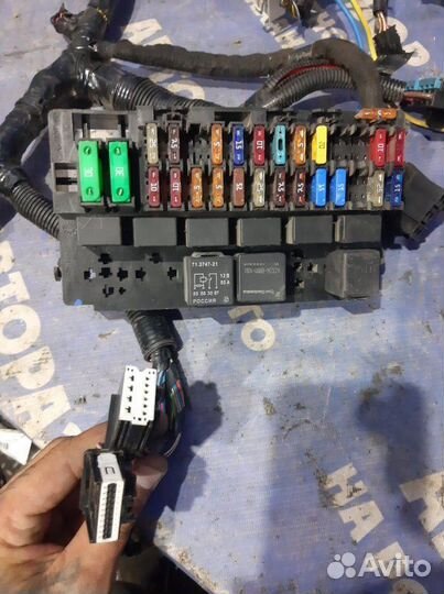 Проводка под торпеду Ваз Лада Калина 2 хэтчбек