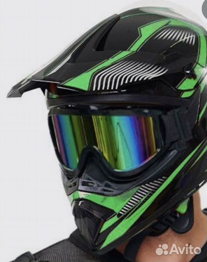 Мотошлем кроссовый Aspolife