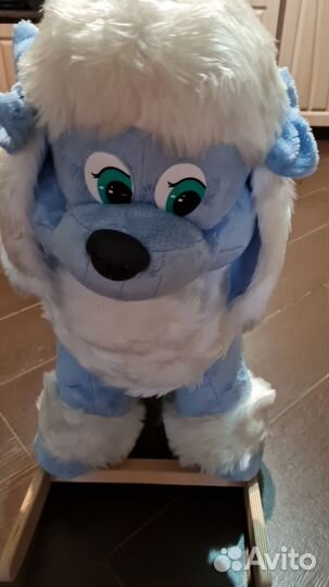 Детская игрушка качалка собака